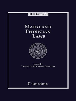 cover image of Maryland Physician Laws